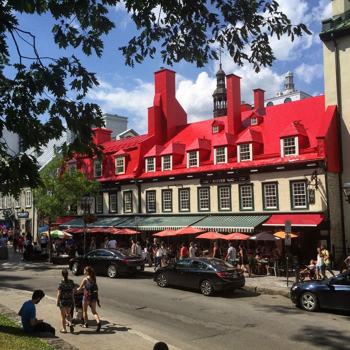 Pretty Rue Saint-Anne in Old Quebec