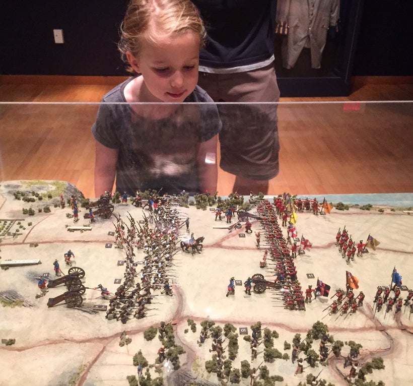 A diorama of the famous 1759 battle in the Museum of Civilization.