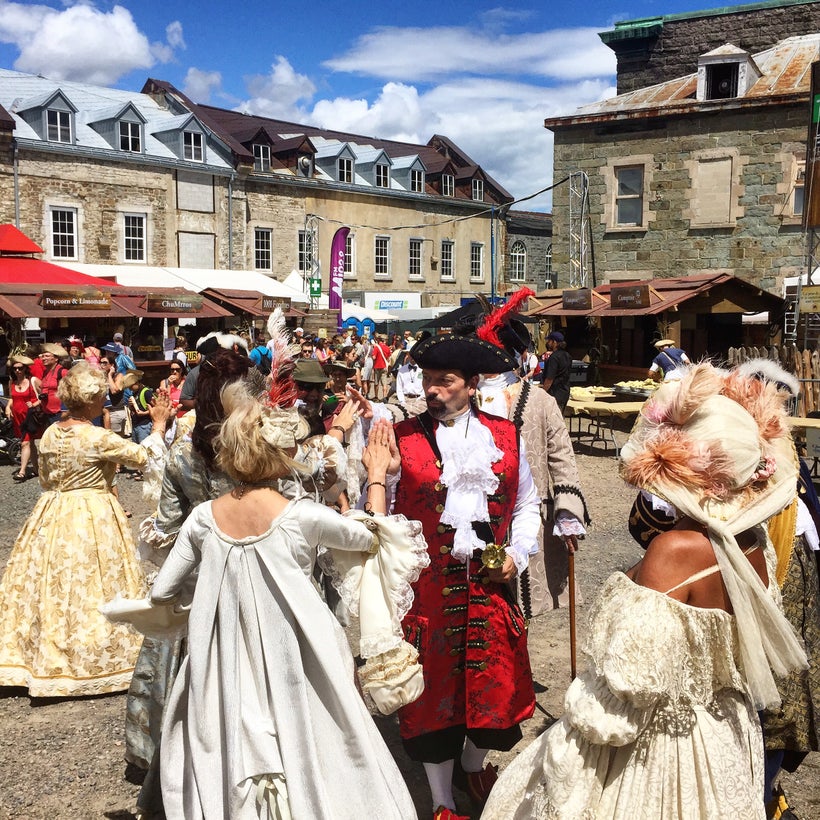 The colorful New France Festival coming up August 9-13, 2017 celebrates the 17th and 18th centuries.