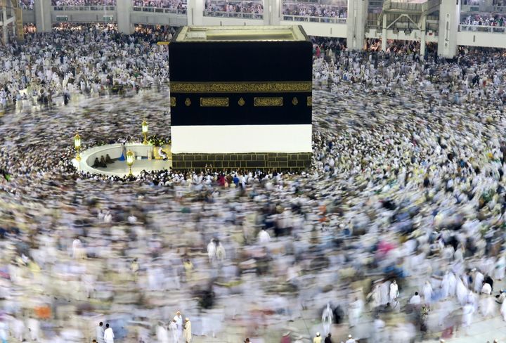 Muslim pilgrims circle the Kaaba at the Grand mosque in Mecca September 6, 2016.