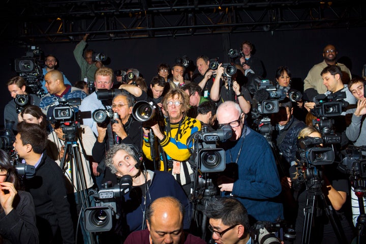 Scenes from NYFW: Anna Sui at Lincoln Center Wednesday, February 12, 2014, in NYC.