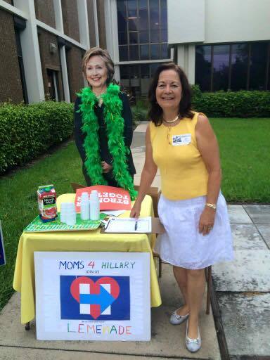 A Florida mom sells lemonade to raise money and awareness for the Clinton campaign.