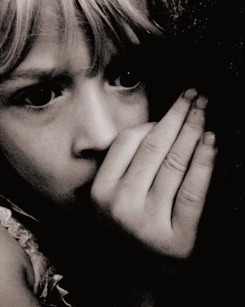 Traumatized child.
