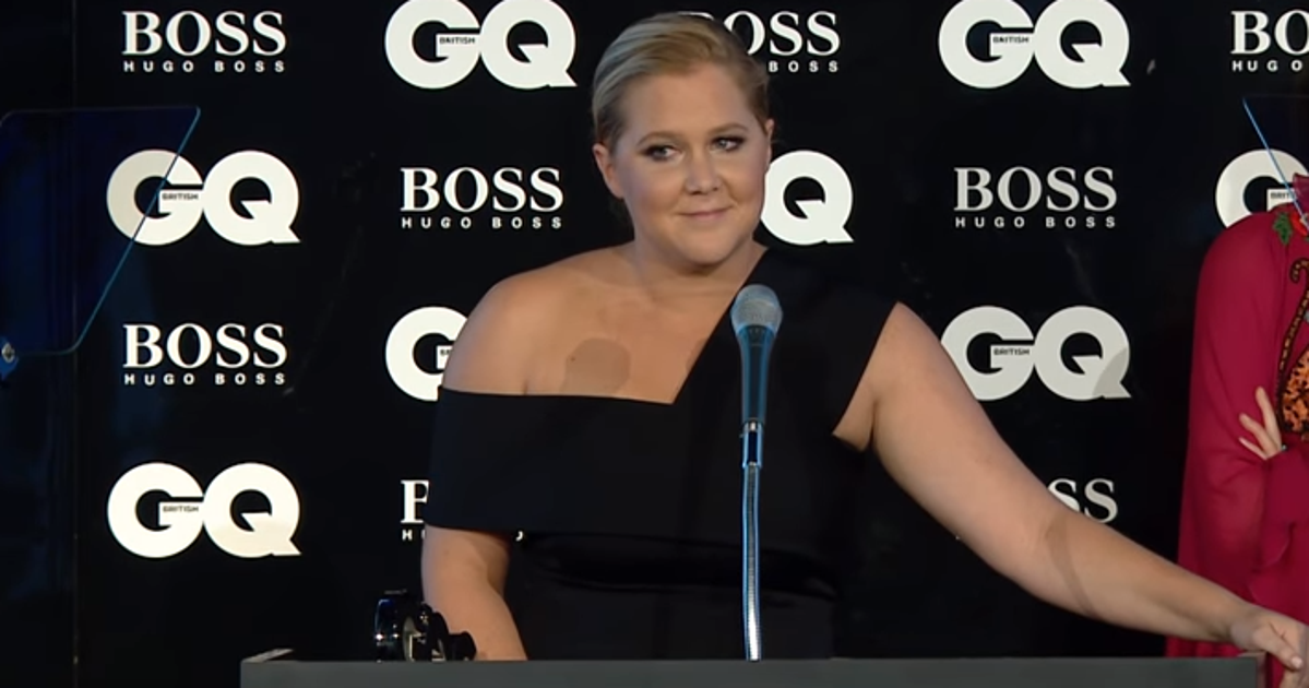 Amy Schumer's GQ Men Of The Year Awards Speech Pushes The Boundaries