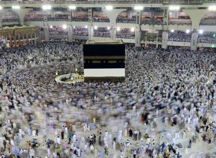 Muslim pilgrims circle the Kaaba at the Grand mosque in Mecca September 6, 2016.