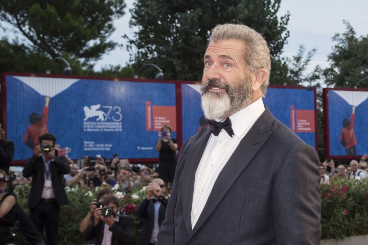 Director Mel Gibson at the Venice Film Festival on Sep. 4.