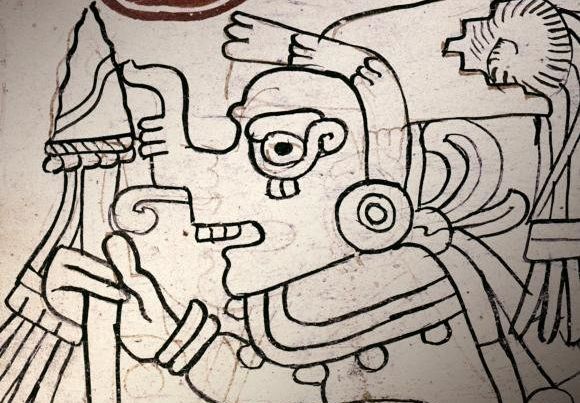 Detail of an image from page 4 of the Grolier Codex