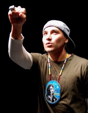 <i>Marcus Frejo -- aka Quese IMC -- shown here in a still from the 2007 public service announcement for NARF which began airi