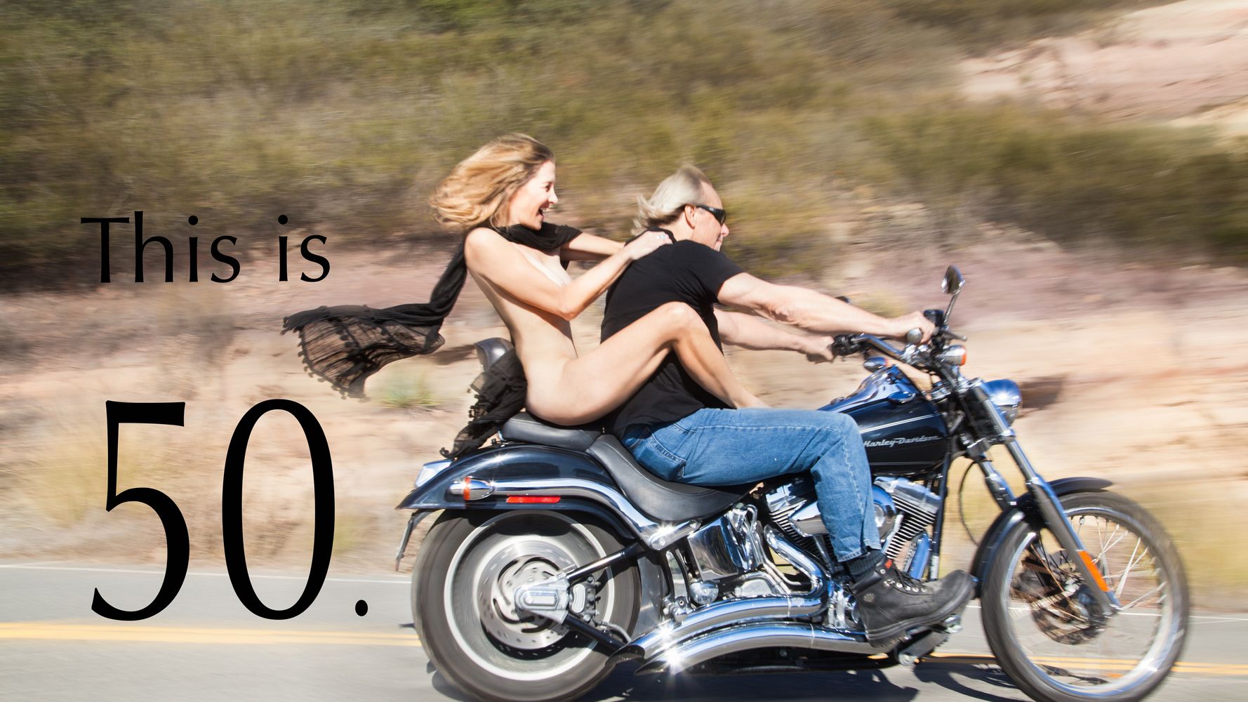 Nude Women Motorcycle Advertisement