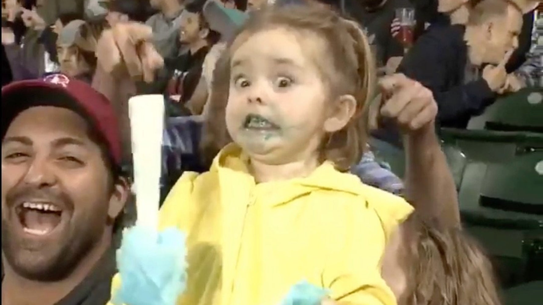 Adorable Cotton Candy Girl Is The Hero We All Need Right Now HuffPost