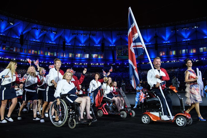 ParalympicsGB's delegation 