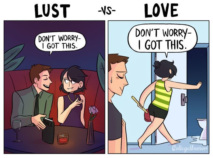 The Difference Between Lust And Long Time Love As Told In Comics 