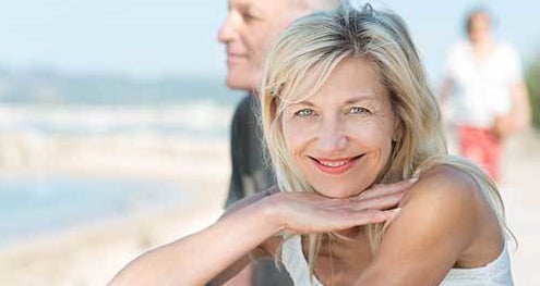 Woman on beach