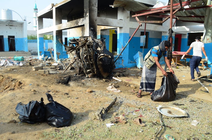 A hospital operated by Doctors Without Borders on Aug. 16, 2016, the day after the Saudi-led coalition reportedly h