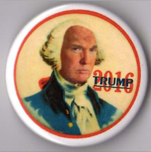 New campaign button on sale at Mount Trump @ $2.95