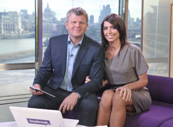 Adrian Chiles and Christine Bleakley fronted 'Daybreak' together