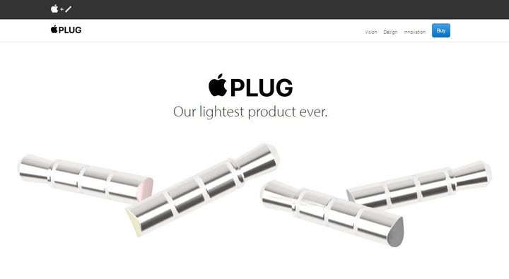 The Plug: a hunk of metal you can use to render your headphone jack useless.