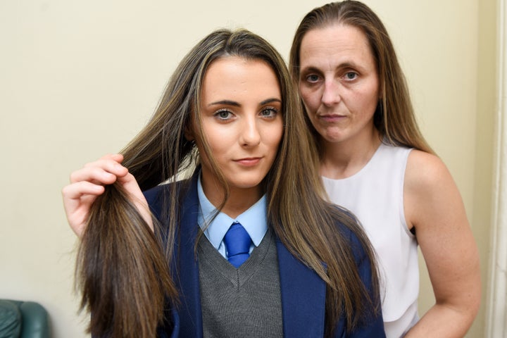 Kelly Carney with her daughter Faye.