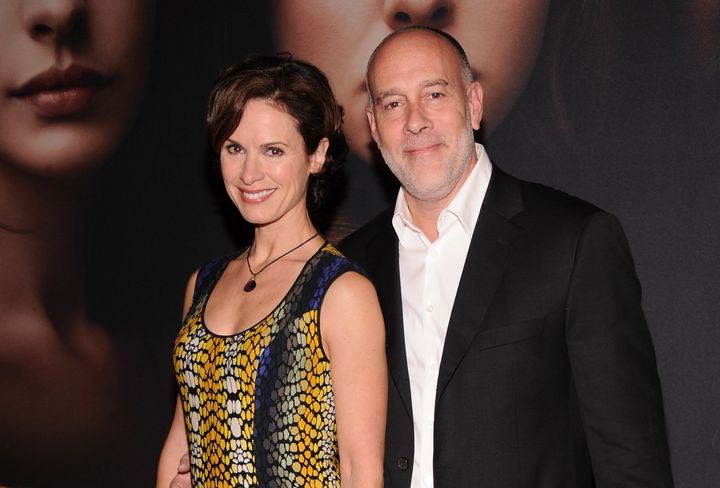 Elizabeth Vargas and Marc Cohn at a movie premiere in 2012.