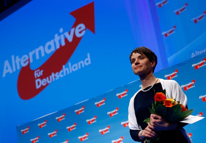 Frauke Petry, chairwoman of the anti-immigration party Alternative for Germany, has steered the once-eurosceptic party toward