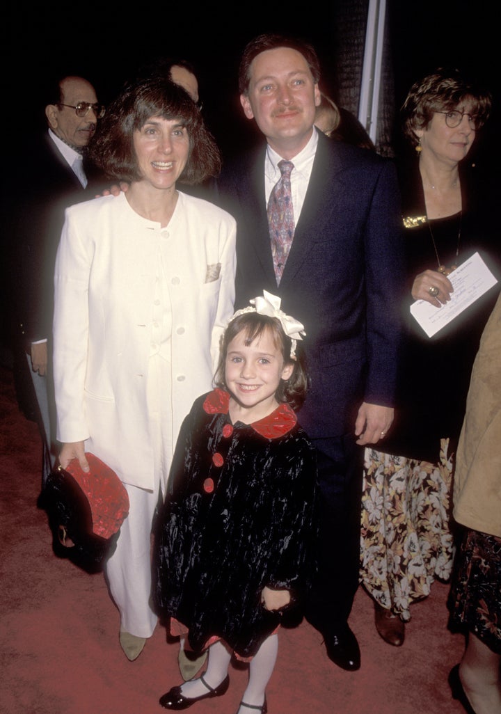 Wilson (center) dedicated her book to her mother (left).