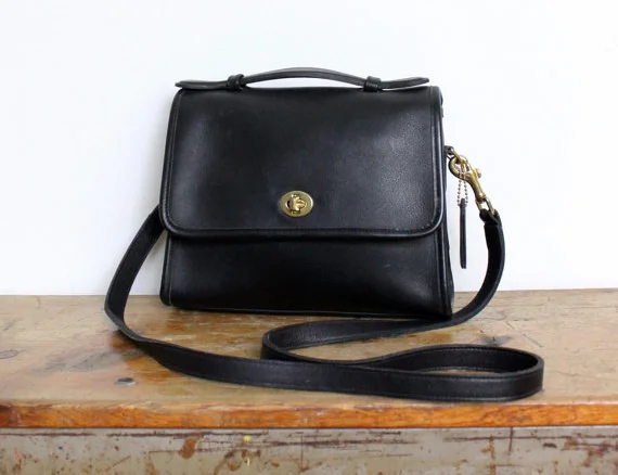 All leather sales coach purse