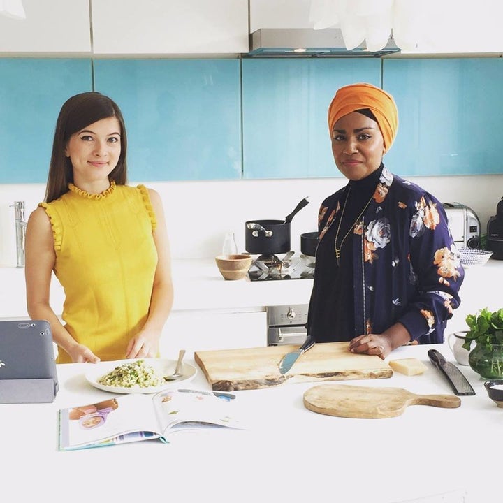 HuffPost UK writer Natasha Hinde (left) and Nadiya Hussain (right)