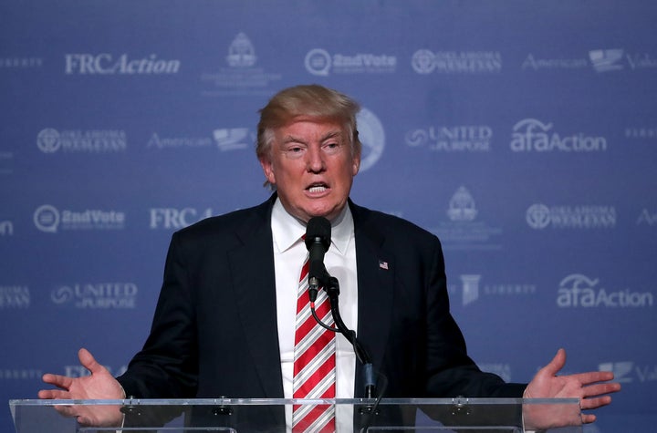 Many Values Voter Summit attendees in Washington on Friday admitted they're uncomfortable with GOP presidential nominee Donald Trump’s boasting.