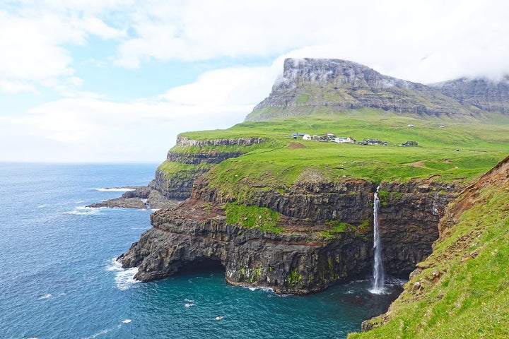 Mulafossur Waterfall, Faroe Islands