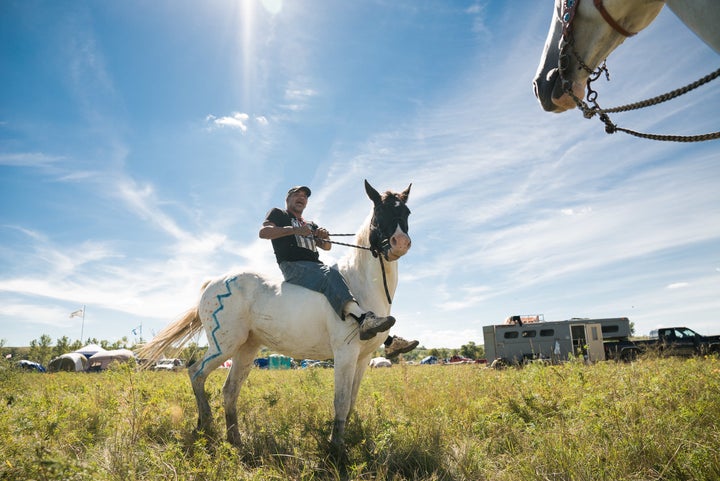 Protesters have gathered by the thousands to fight the pipeline's construction.