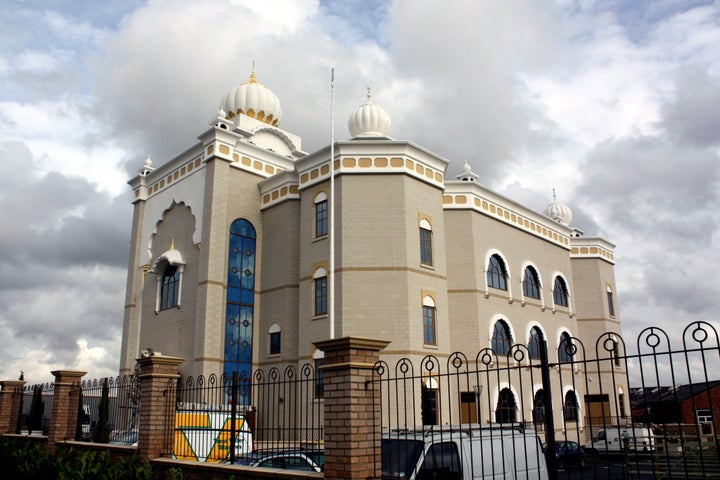 The Gurdwara Temple on Tachbrook Drive, Leamington Spa.