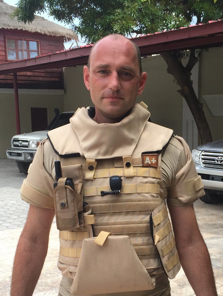 James Bevan works to track the flow of illegal weapons into conflicts.