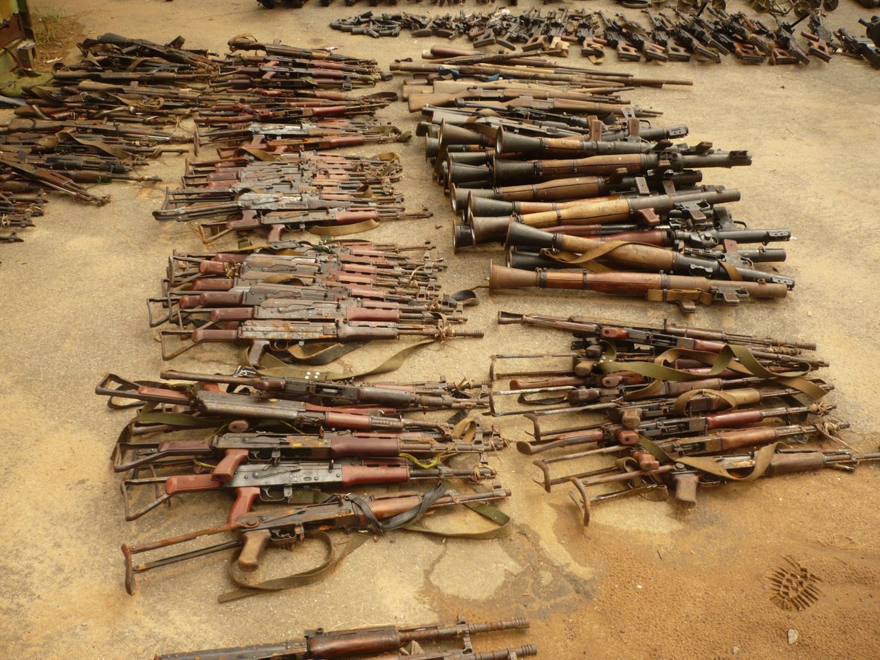 <strong>Guns that Conflict Armament Research identified in the Democratic Republic of Congo.</strong>