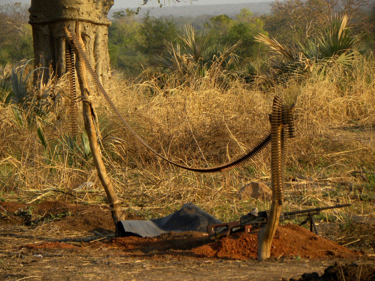 <strong>A gun and ammunition in South Sudan.</strong>