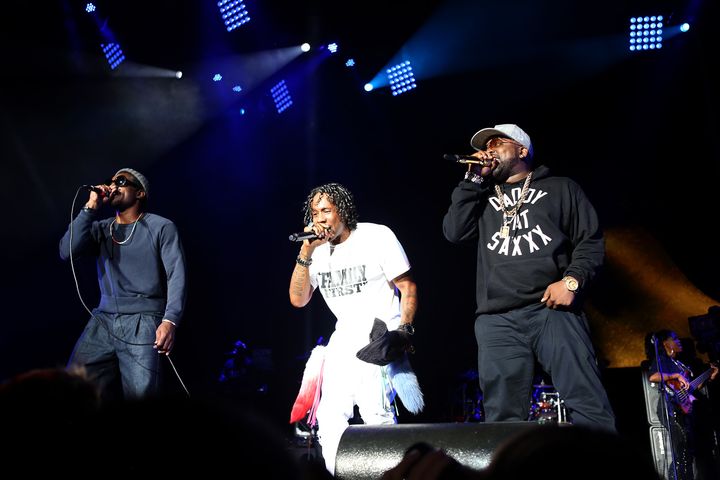 OutKast (Andre 3000; Big Boi) and Goodie Mob's Big Gipp