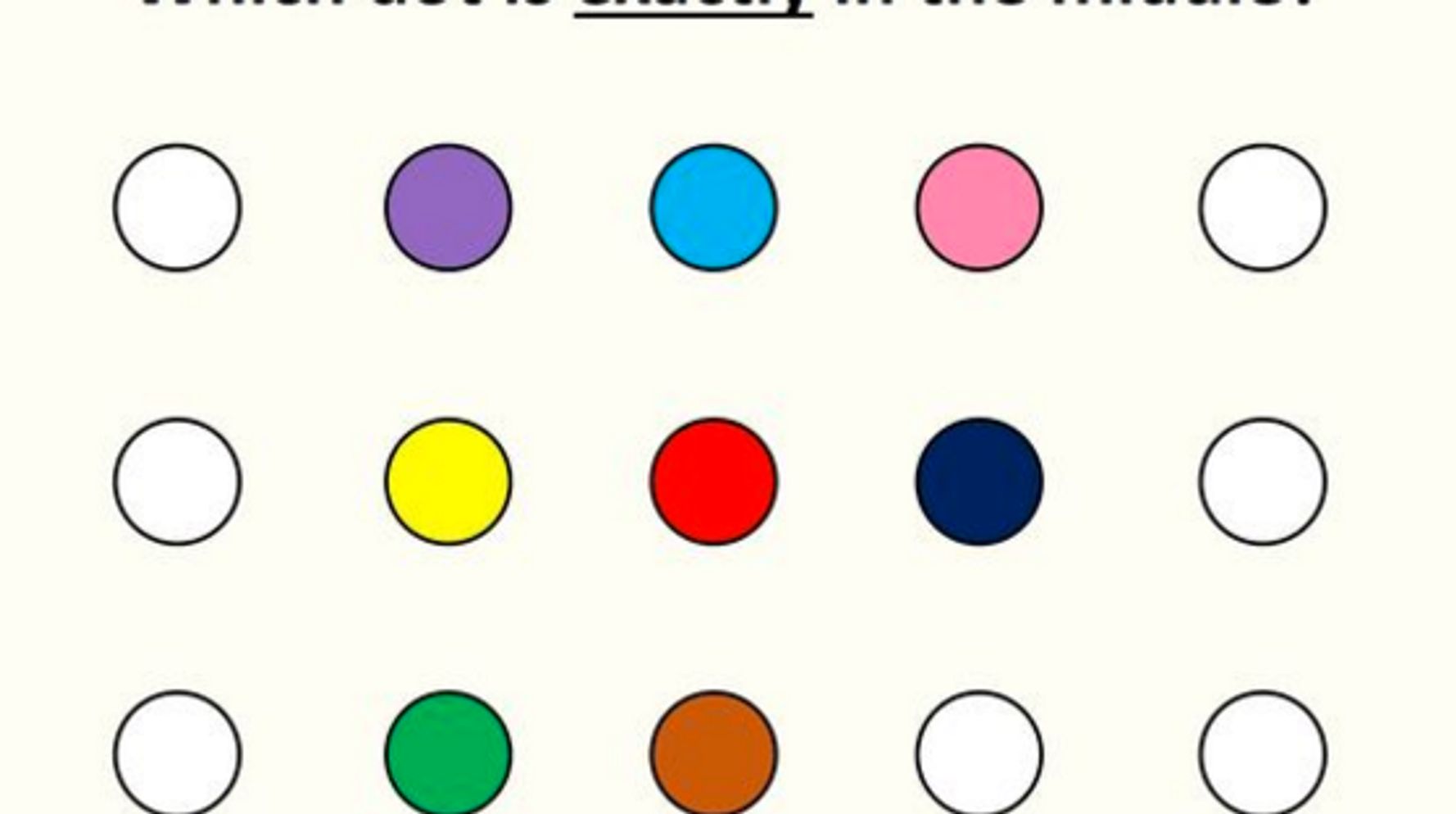 Colourful Dot Test Tells You Whether You're 'Smarter Than Others