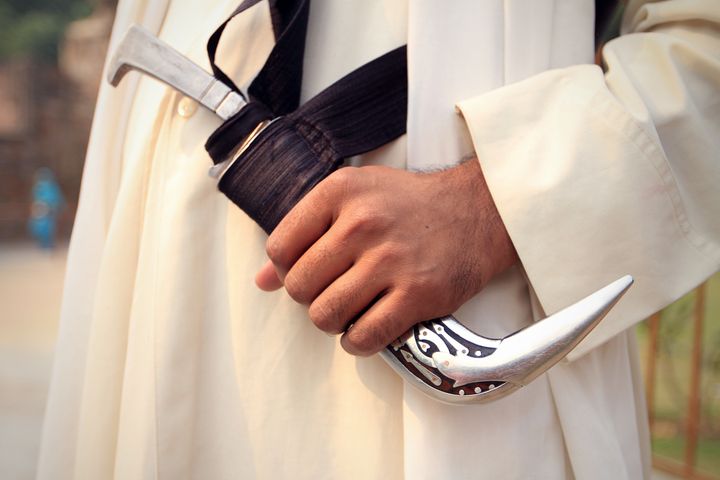 The kirpan is among the five symbols of faith worn by Sikhs