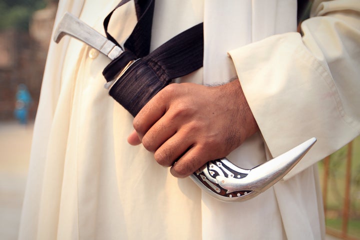 <strong>The kirpan is among the five symbols of faith worn by Sikhs</strong>