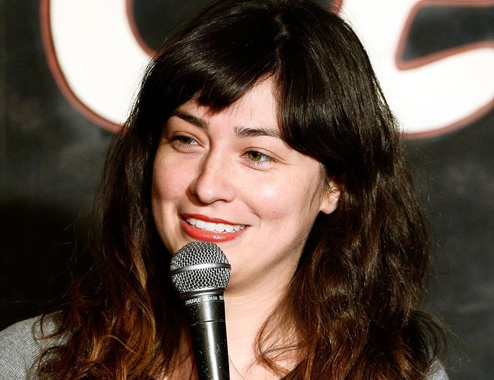 Melissa Villasenor performs at the Ice House Comedy Club in Pasadena, California.