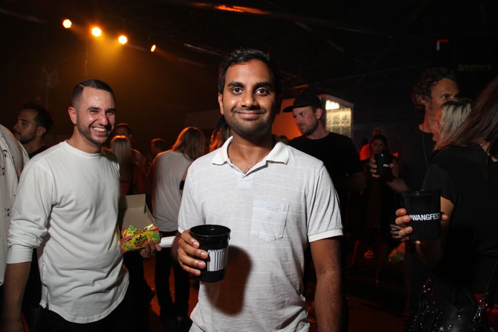 Aziz Ansari sippin' Don Julio Tequila at the Alexander Wang after-party. 🍹