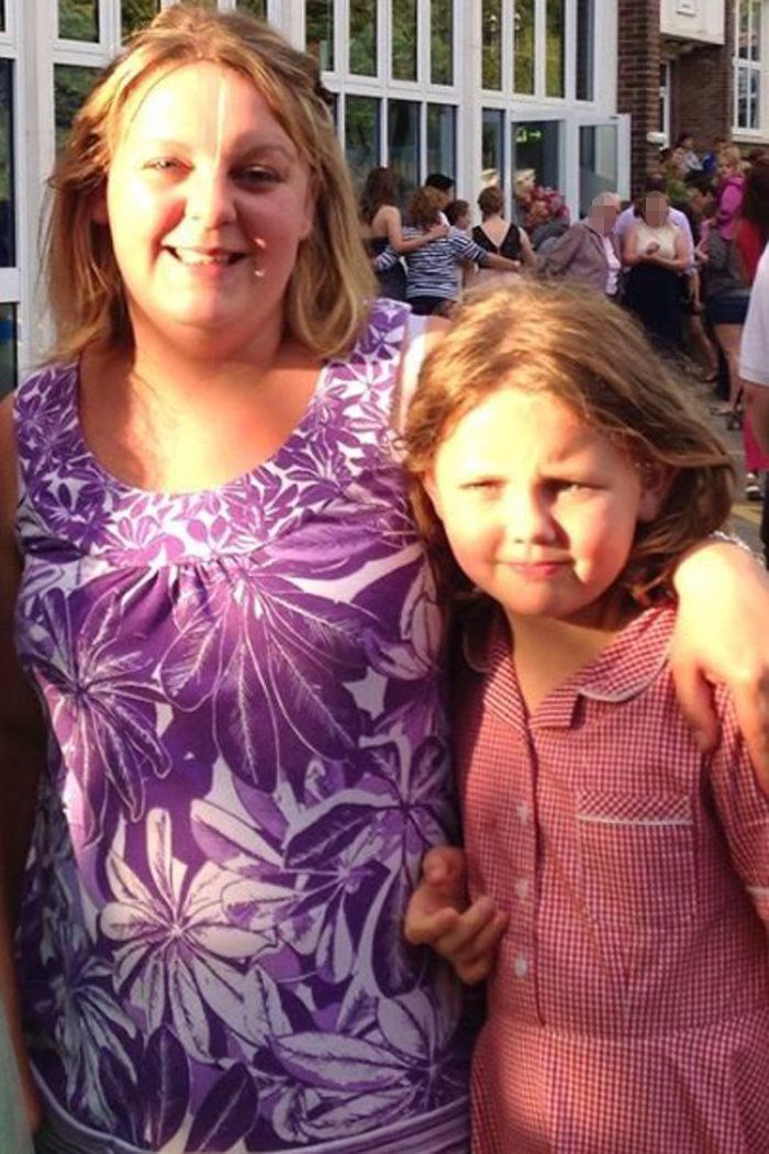 Sarah Miller and her daughter Chloe in June 2013.