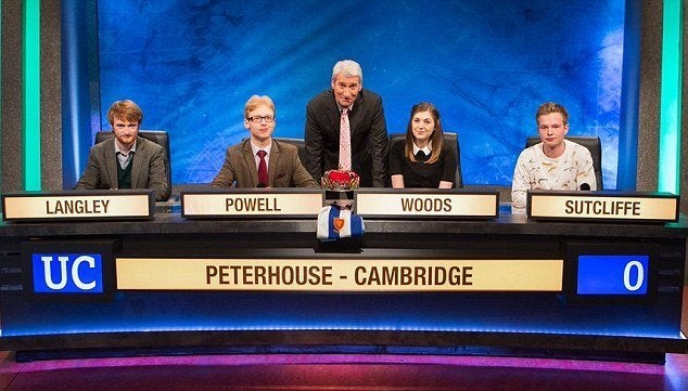 University Challenge host Jeremy Paxman