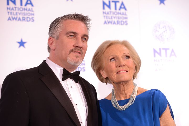 Bake Off judges Paul Hollywood and Mary Berry