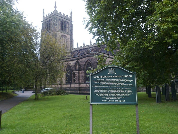 A number of graves have been disturbed at the 13th century church in Loughborough, Leicestershire 