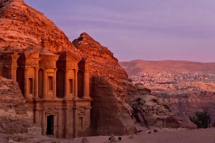 The ancient Jordanian site of Petra 