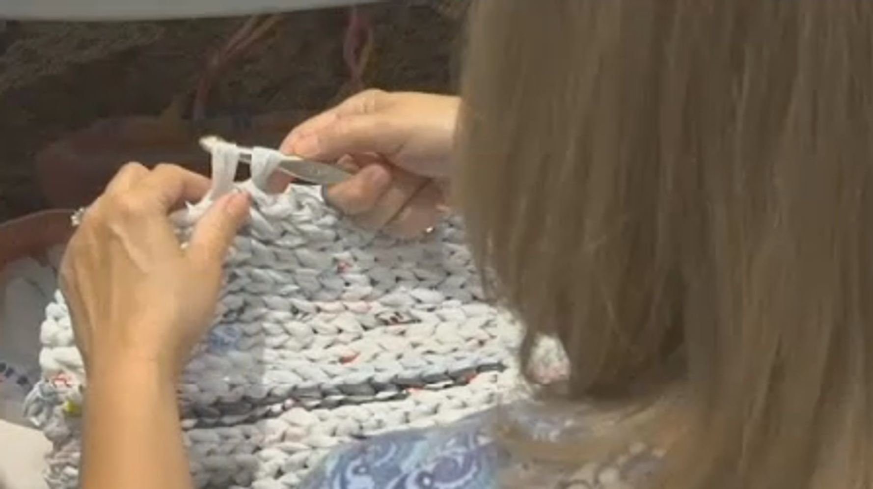 Grandmas Use Discarded Plastic Bags To Make Beds For The Homeless