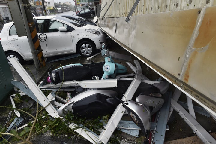 “This typhoon is the world’s strongest so far this year,” weather bureau spokeswoman Hsieh Pei-yun said.