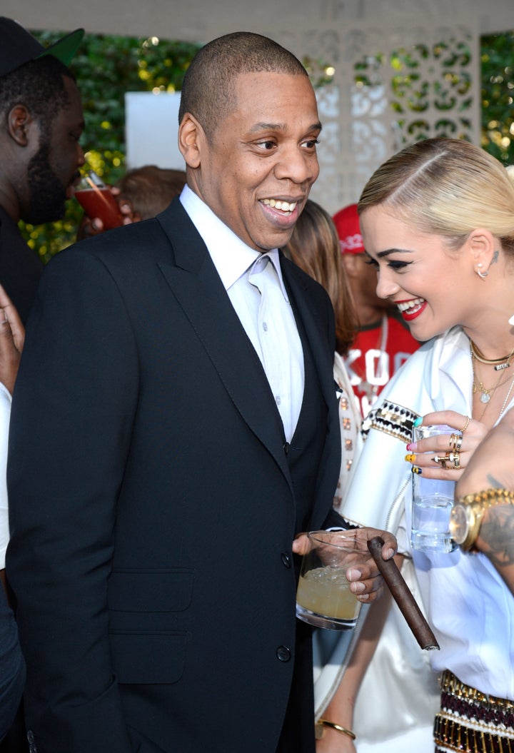 Jay Z and Rita Ora in 2014