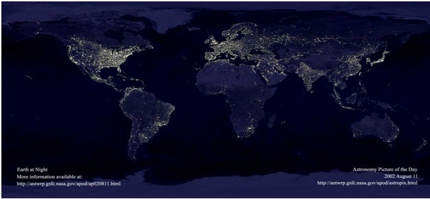 The Earth at Night