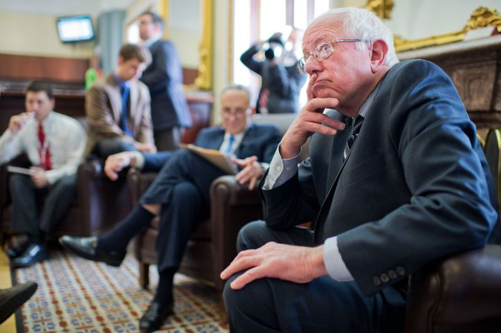 Sens. Bernie Sanders (I-Vt.) and Chuck Schumer (D-N.Y.) are among the leaders of a Senate push to add a public option to the health insurance exchanges created by the Affordable Care Act.